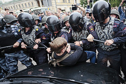 россия протест