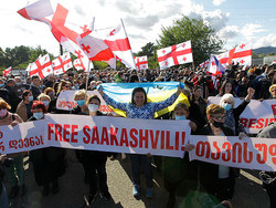протест грузия