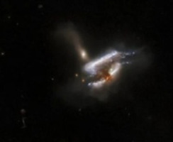 Hubble слияние галактика